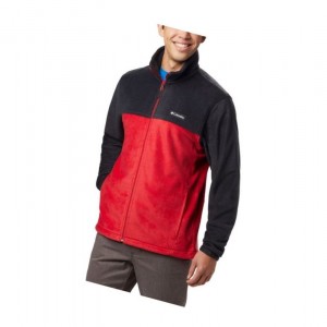 Pánské Bundy Columbia Steens Mountain 2.0 Full Zip Fleece Černé Blankyt Červené | DJNO-97148