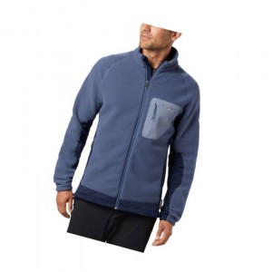 Pánské Bundy Columbia Titan Pass 2.0 II Fleece Tmavě Blankyt Tmavě Blankyt | OXRV-48702