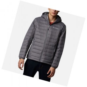 Pánské Bundy Columbia Voodoo Falls 590 TurboDown Hooded Puffer Šedé | EKFC-26908