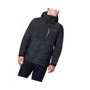 Pánské Bundy Columbia Wildside Insulated Černé Šedé | JUHF-89165