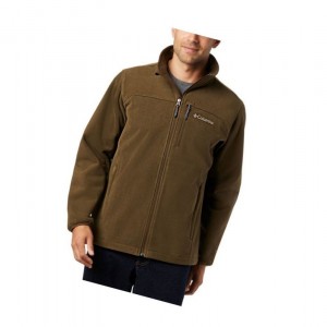 Pánské Bundy Columbia Wind Protector Fleece Olivy Zelené | KNRV-47391