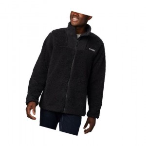 Pánské Bundy Columbia Winter Pass Full Zip Fleece Černé | RVCA-37210