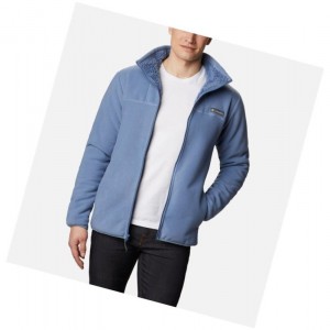 Pánské Bundy Columbia Winter Pass Full Zip Fleece Šedé Blankyt | YIER-96025