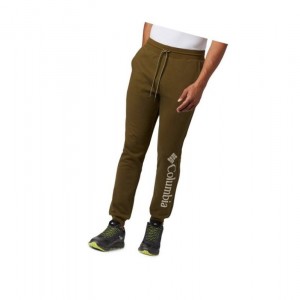 Pánské Kalhoty Columbia Lodge Double Knit Jogger Olivy Zelené | SWEL-02716