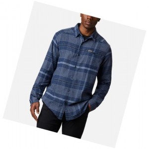 Pánské Košile Columbia Cornell Woods Flannel Long Sleeve Tall Blankyt | OGQX-15780