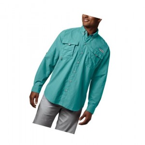 Pánské Košile Columbia PFG Bahama II Long Sleeve Světle Blankyt | QCUD-63542