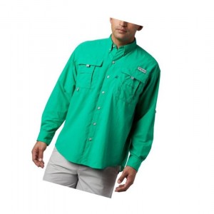 Pánské Košile Columbia PFG Bahama II Long Sleeve Světle Zelene | OLIN-23509