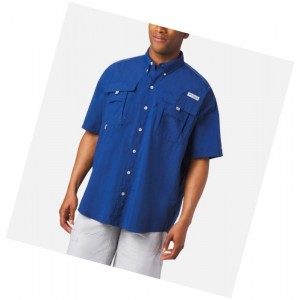 Pánské Košile Columbia PFG Bahama II Short Sleeve Tall Tmavě Šedé | JXBT-65180