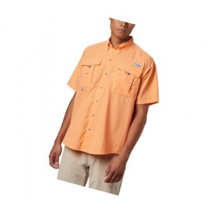 Pánské Košile Columbia PFG Bahama II Short Sleeve Oranžové | YHAM-02467