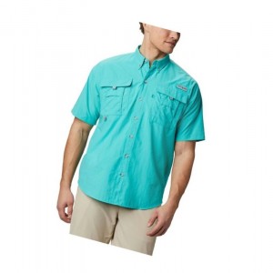 Pánské Košile Columbia PFG Bahama II Short Sleeve Světle Tyrkysové | IUYQ-70926