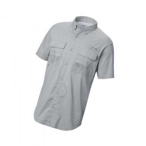 Pánské Košile Columbia PFG Half Moon Short Sleeve Šedé | KIUW-65193