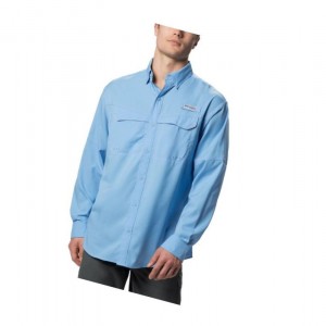 Pánské Košile Columbia PFG Low Drag Offshore Long Sleeve Bílé | VIQR-21938