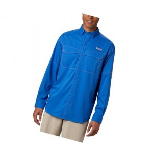 Pánské Košile Columbia PFG Low Drag Offshore Long Sleeve Blankyt | DSYP-83104