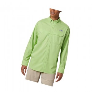 Pánské Košile Columbia PFG Low Drag Offshore Long Sleeve Světle Zelene | AMQJ-08723