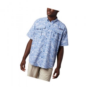 Pánské Košile Columbia PFG Super Bahama Short Sleeve Blankyt | JMCB-02953