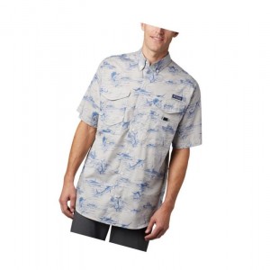 Pánské Košile Columbia PFG Super Bonehead Classic Short Sleeve Blankyt | QBHV-63047