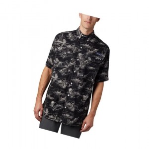 Pánské Košile Columbia PFG Super Bonehead Classic Short Sleeve Černé | OVQY-94756