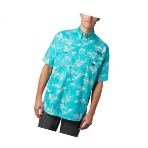 Pánské Košile Columbia PFG Super Bonehead Classic Short Sleeve Světle Tyrkysové | NYZC-14986