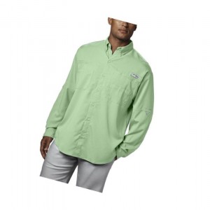 Pánské Košile Columbia PFG Tamiami II Long Sleeve Big Zelene | NTDG-69204