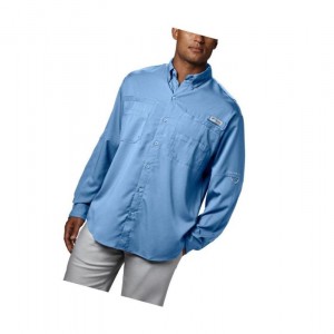 Pánské Košile Columbia PFG Tamiami II Long Sleeve Blankyt | XZHE-51689