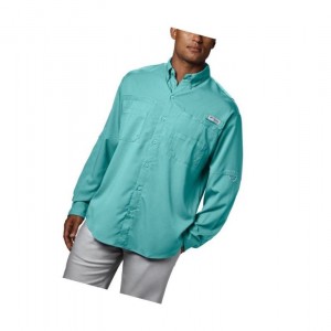 Pánské Košile Columbia PFG Tamiami II Long Sleeve Světle Blankyt | BPTV-28957