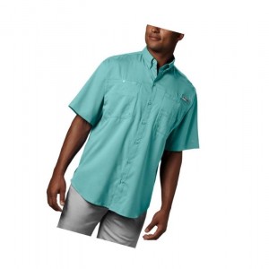 Pánské Košile Columbia PFG Tamiami II Short Sleeve Tall Světle Blankyt | QRZL-07132