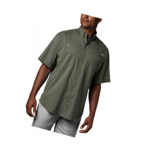 Pánské Košile Columbia PFG Tamiami II Short Sleeve Tall Šedé Zelene | XBMI-15608