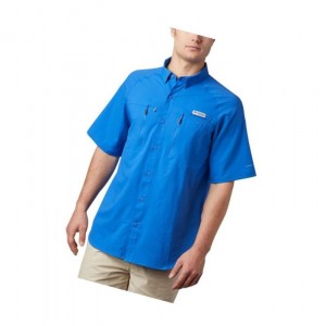 Pánské Košile Columbia PFG Terminal Tackle Short Sleeve Woven Blankyt | PLFQ-64528