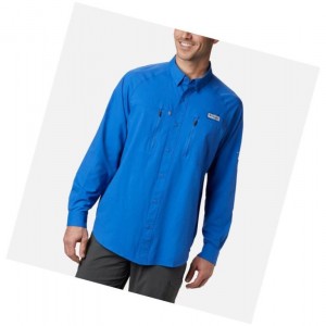 Pánské Košile Columbia PFG Terminal Tackle Long Sleeve Woven Blankyt | XKAH-83401