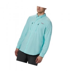 Pánské Košile Columbia PFG Terminal Tackle Long Sleeve Woven Světle Blankyt | ACDM-12607