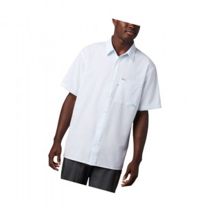 Pánské Košile Columbia PFG Zero Rules Woven Short Sleeve Bílé | THPM-82169