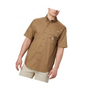 Pánské Košile Columbia Sharptail Short Sleeve Hnědé | SNVD-37410