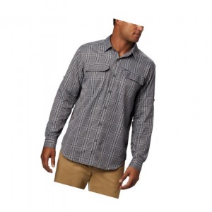 Pánské Košile Columbia Silver Ridge 2.0 Plaid Long Sleeve Big Šedé | ZNTW-17094