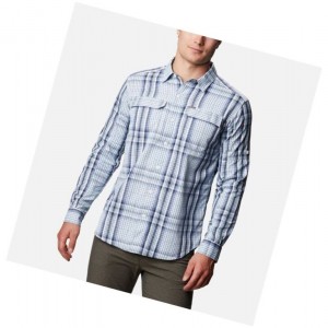 Pánské Košile Columbia Silver Ridge 2.0 Plaid Long Sleeve Blankyt Viacfarebný | GDSE-15926