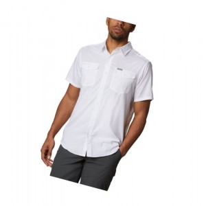 Pánské Košile Columbia Utilizer II Solid Short Sleeve Bílé | QESX-42039