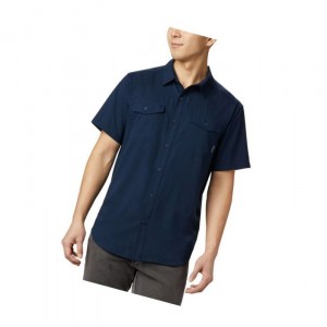 Pánské Košile Columbia Utilizer II Solid Short Sleeve Tall Tmavě Blankyt | ZOWV-27931