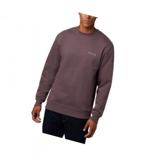 Pánské Mikina Columbia Hart Mountain II Crew Fleece Fialové Olivy Zelené | AVUE-30146