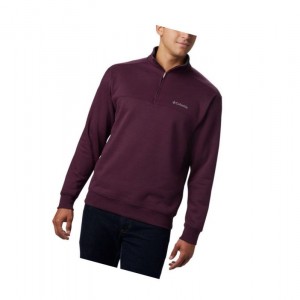 Pánské Mikina Columbia Hart Mountain II Half Zip Černé Růžové Viacfarebný | NXFV-87362