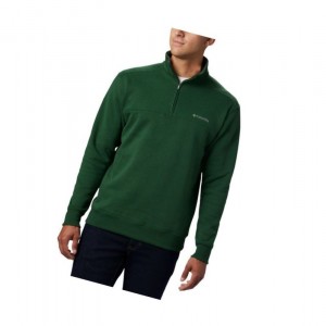 Pánské Mikina Columbia Hart Mountain II Half Zip Zelene Viacfarebný | YSGB-08693