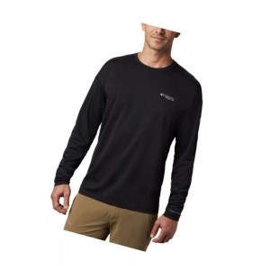 Pánské Mikina Columbia Irico Knit Long Sleeve Crew Neck Černé | AZBP-13846