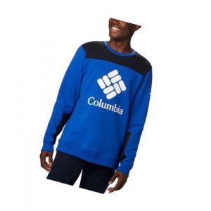 Pánské Mikina Columbia Lodge Colorblock Crew Tmavě Blankyt | AXOL-76943