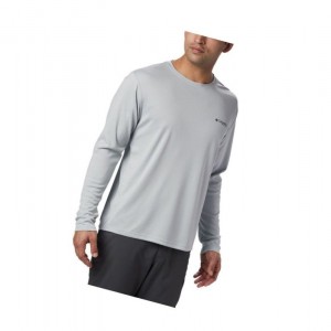 Pánské Mikina Columbia PFG Zero Rules Long Sleeve Šedé | EABW-10496