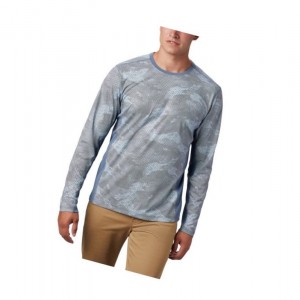 Pánské Mikina Columbia Solar Chill 2.0 Long Sleeve Blankyt | TBNF-64285