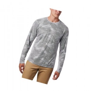 Pánské Mikina Columbia Solar Chill 2.0 Long Sleeve Šedé | EWYK-96485