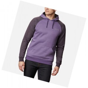 Pánské Mikina s Kapucí Columbia Hart Mountain II Fleece Fialové | HDJX-21534