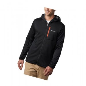 Pánské Mikina s Kapucí Columbia Tech Trail Full Zip Černé | SJPX-97015