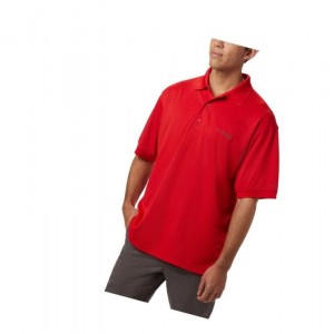 Pánské Polo Triko Columbia PFG Perfect Cast Červené | PTMB-46723