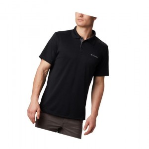 Pánské Polo Triko Columbia Utilizer Big Černé | WLRE-42596