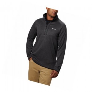 Pánské Pulovr Columbia Canyon Point Half-Zip Fleece Černé | URKV-14520