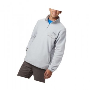 Pánské Pulovr Columbia Harborside II Fleece Šedé | SGAJ-28736